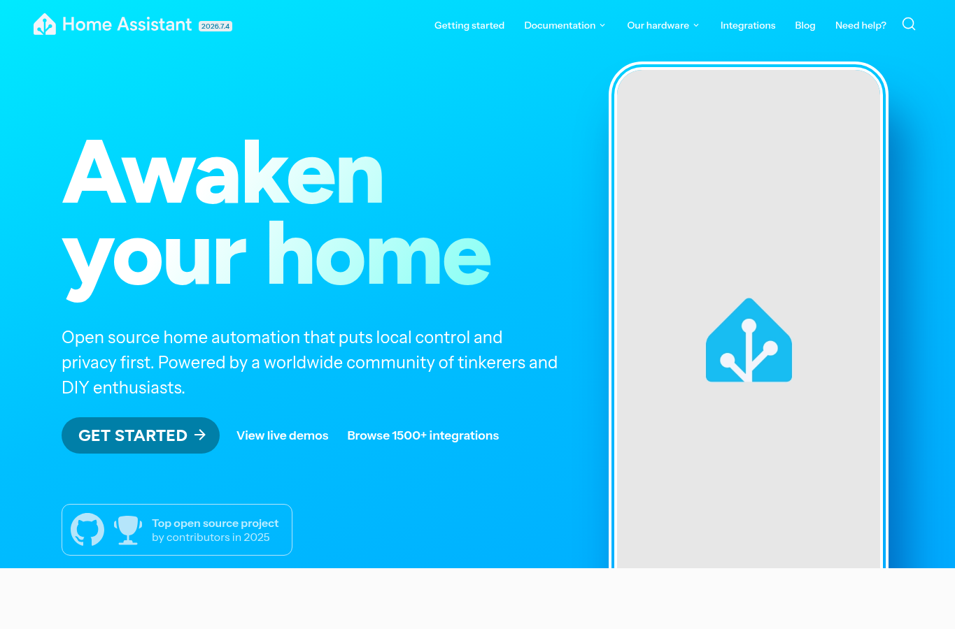 Home Assistant public page 